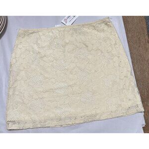 Medusa Skirt Lace Cream Beige Medium Mini Short New
